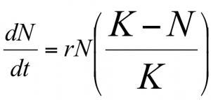 logistic growth equation CS