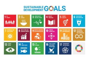 List of 17 SDGs with Icons